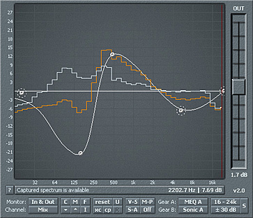 Voxengo CurveEQ VST Screenshot